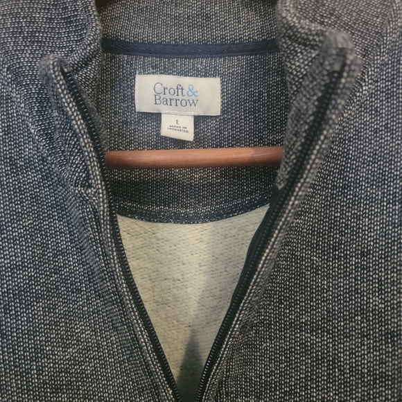 Croft & Barrow Mid-Zip Sweater - Picture 4 of 8